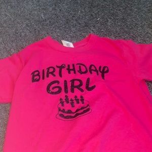 birthday sparkly shirt size small
